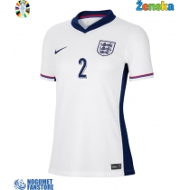 Engleska Kyle Walker #2 Domaci Dres za Ženska EP 2024 Kratak Rukav